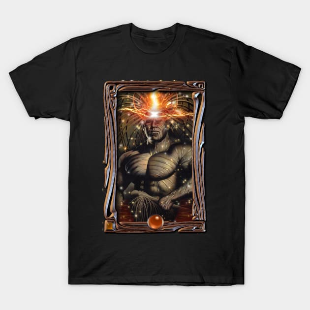 King of Wands T-Shirt by TinBennu